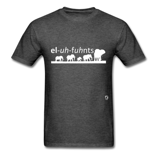 Elephants T-shirt - heather black