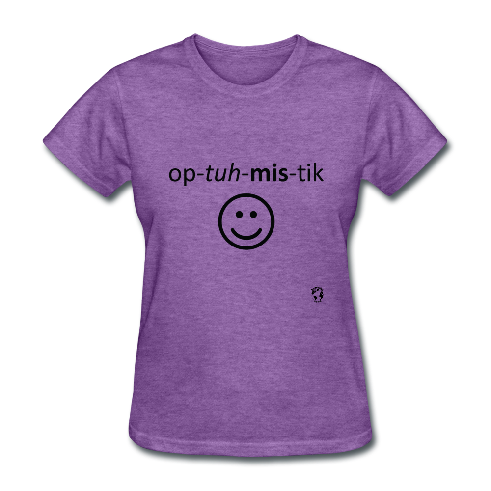 Optimistic T-Shirt - purple heather