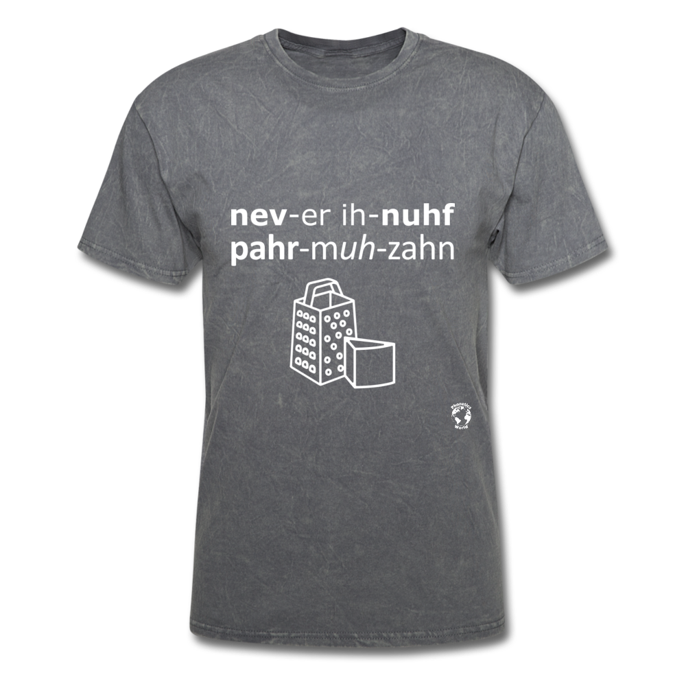 Never Enough Parmesan T-Shirt - mineral charcoal gray