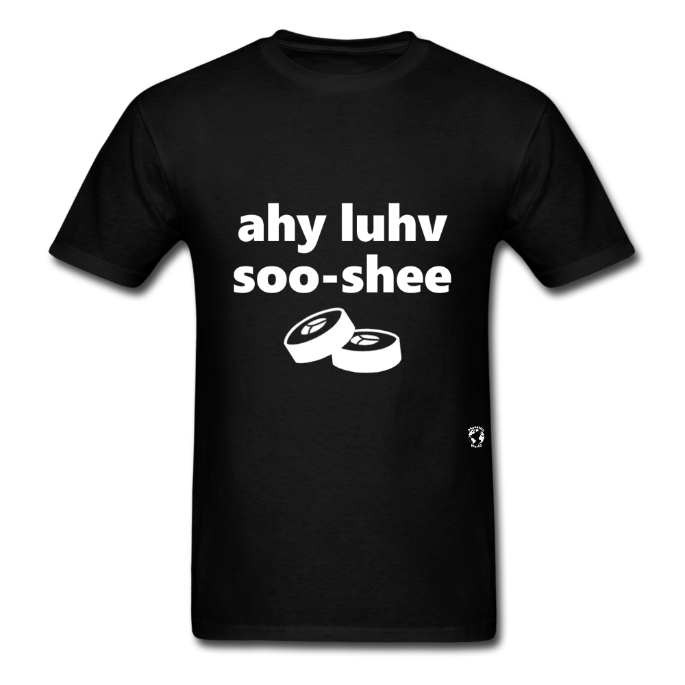I Love Sushi T-Shirt - black