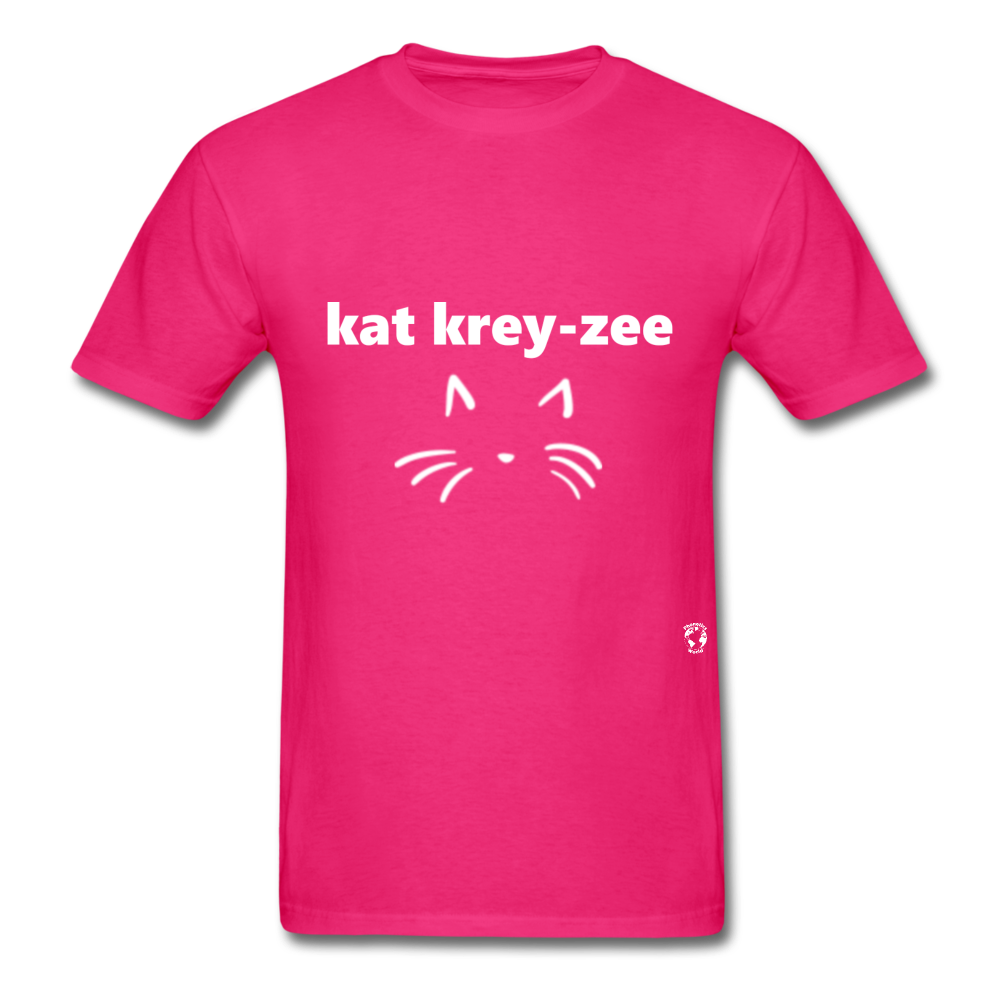 Cat Crazy T-Shirt - fuchsia