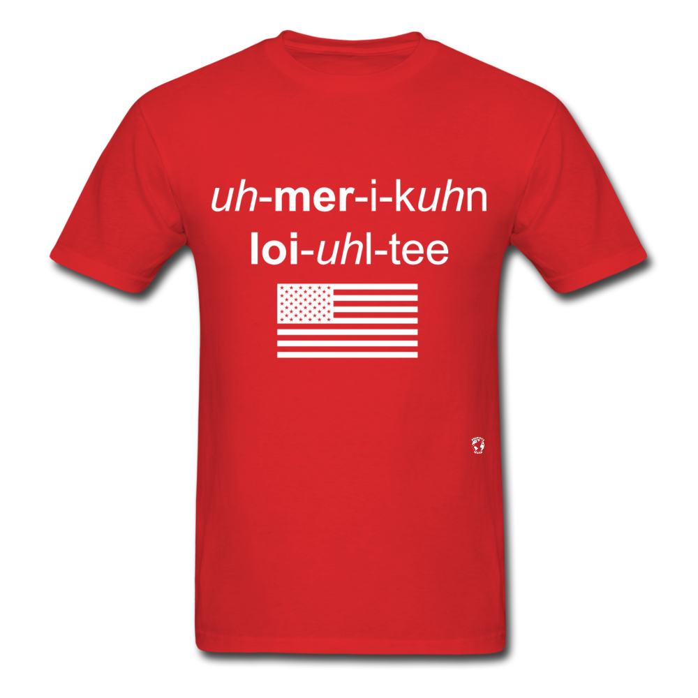 American Loyalty T-Shirt - red