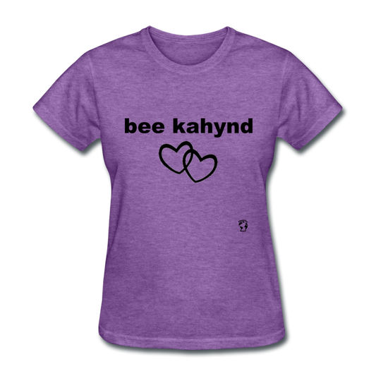 Be Kind T-Shirt - purple heather