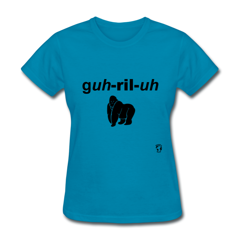 Gorilla T-Shirt - turquoise
