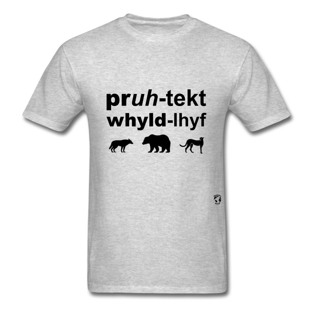 Protect Wildlife T-Shirt - heather gray