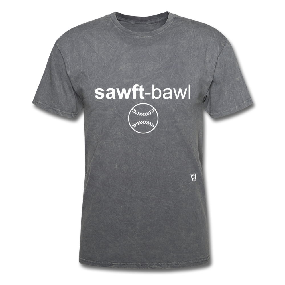 Softball T-Shirt - mineral charcoal gray