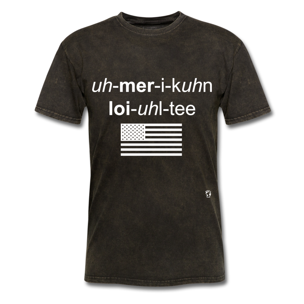 American Loyalty T-Shirt - mineral black