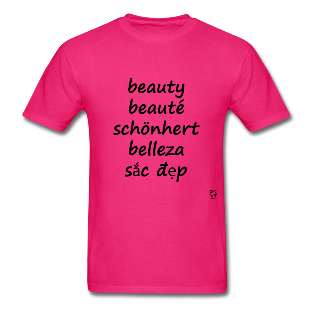 Beauty in Five Languages - fuchsia