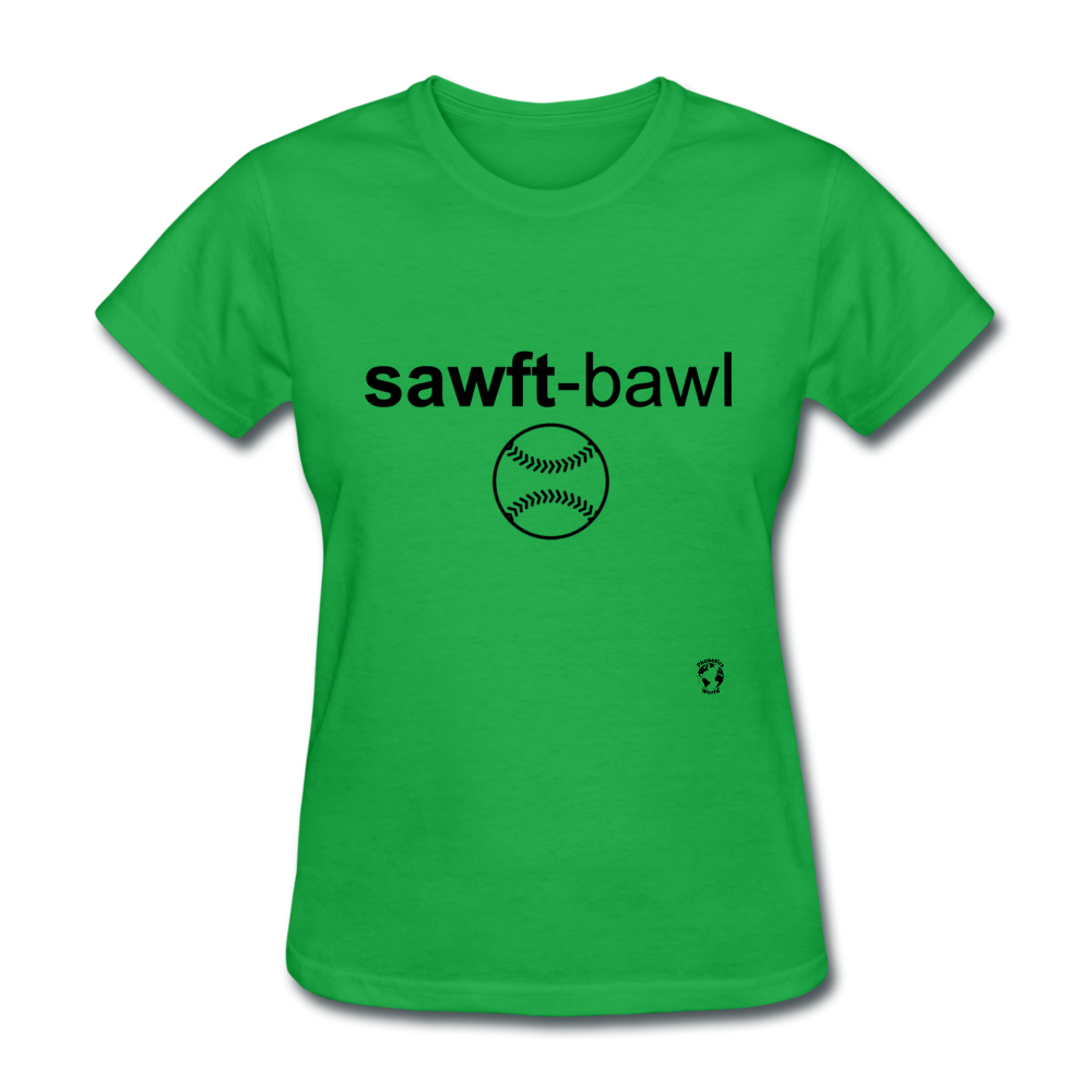 Softball T-Shirt - bright green