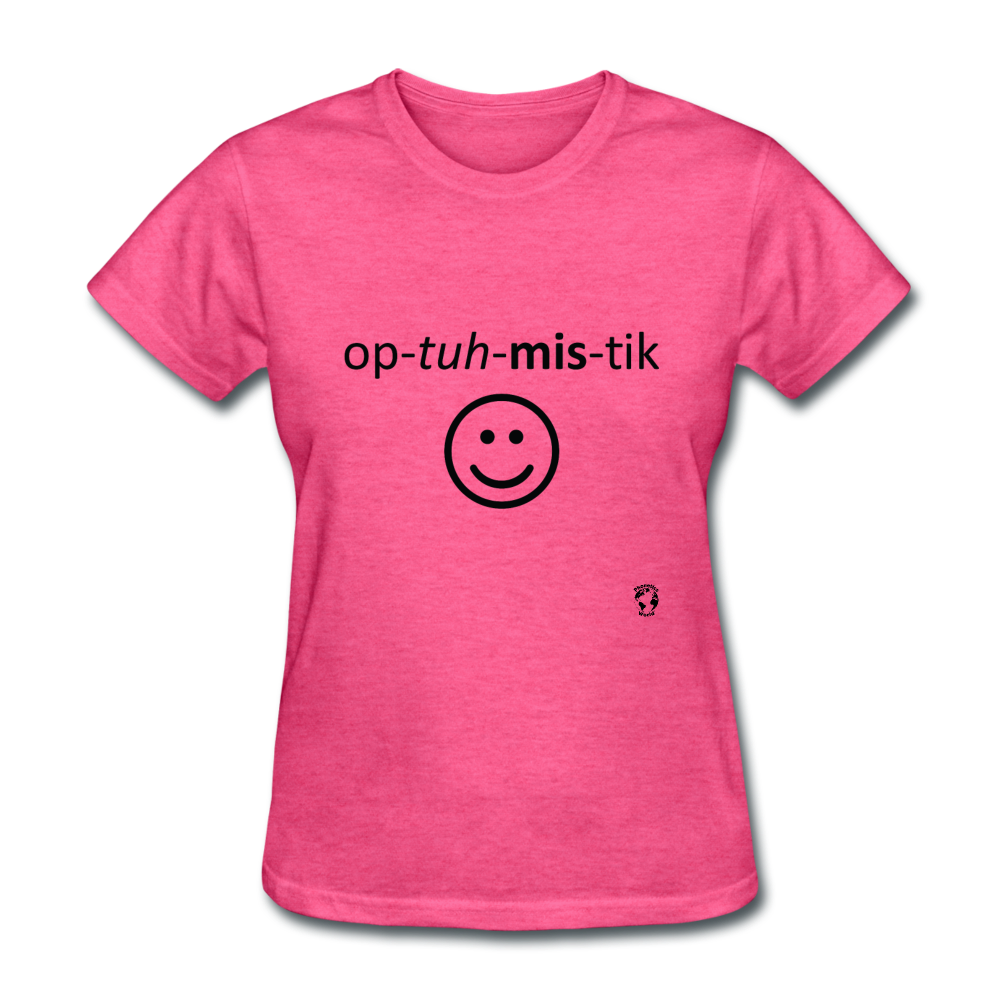 Optimistic T-Shirt - heather pink