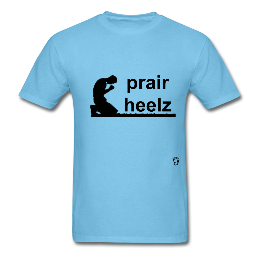 Prayer Heals T-Shirt - aquatic blue