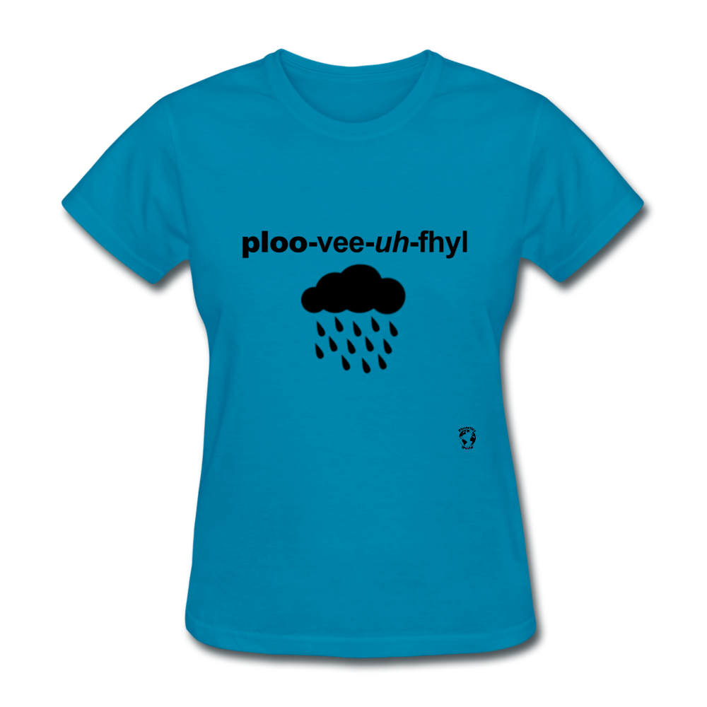 Pluviophile T-Shirt - turquoise