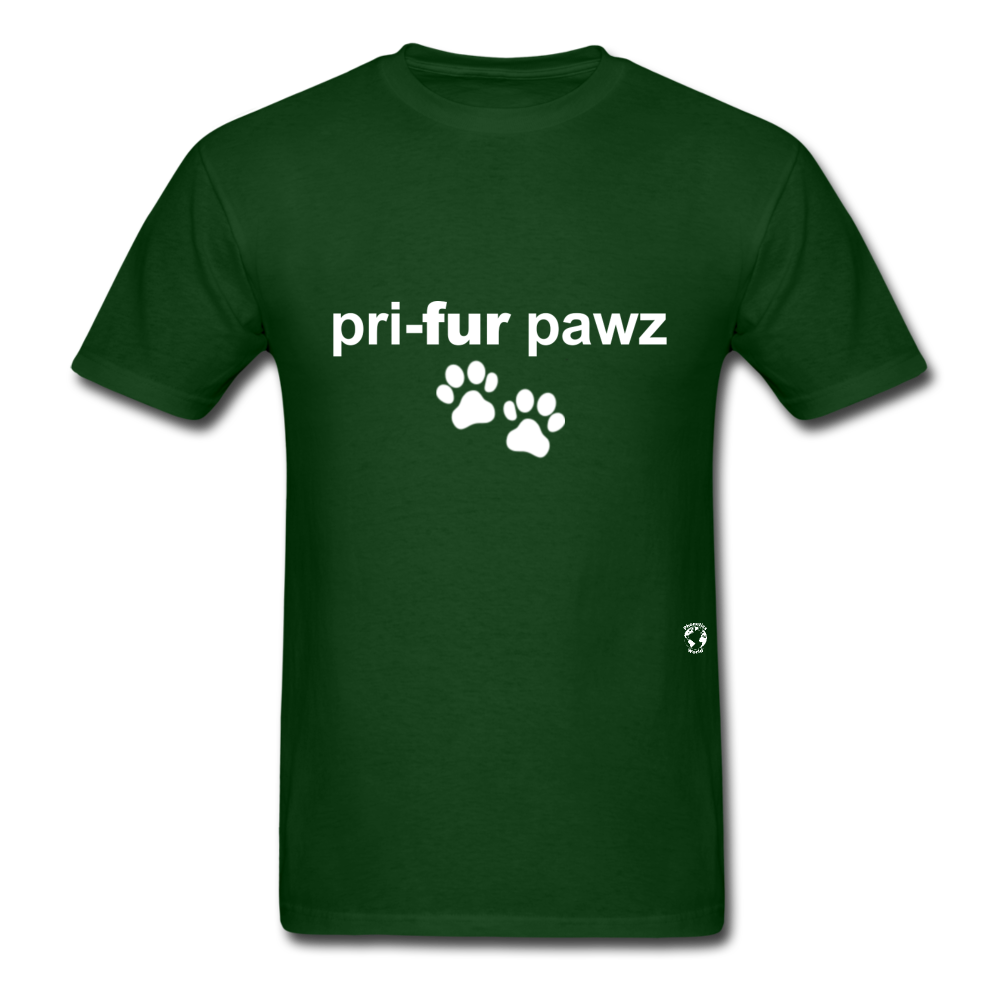 Prefer Paws T-Shirt - forest green