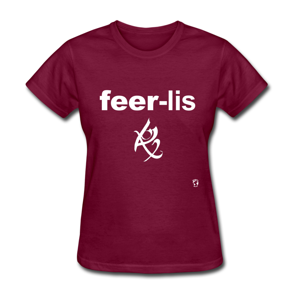 Fearless T-Shirt - burgundy