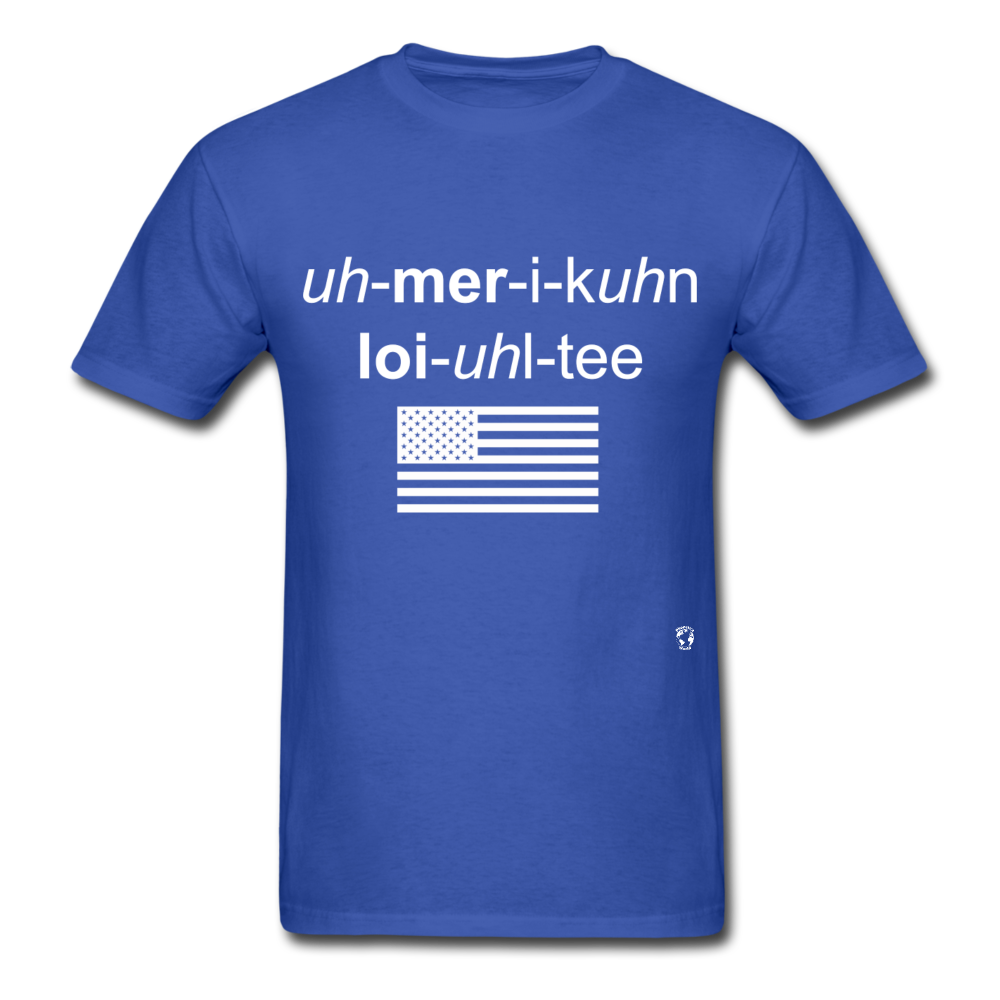 American Loyalty T-Shirt - royal blue