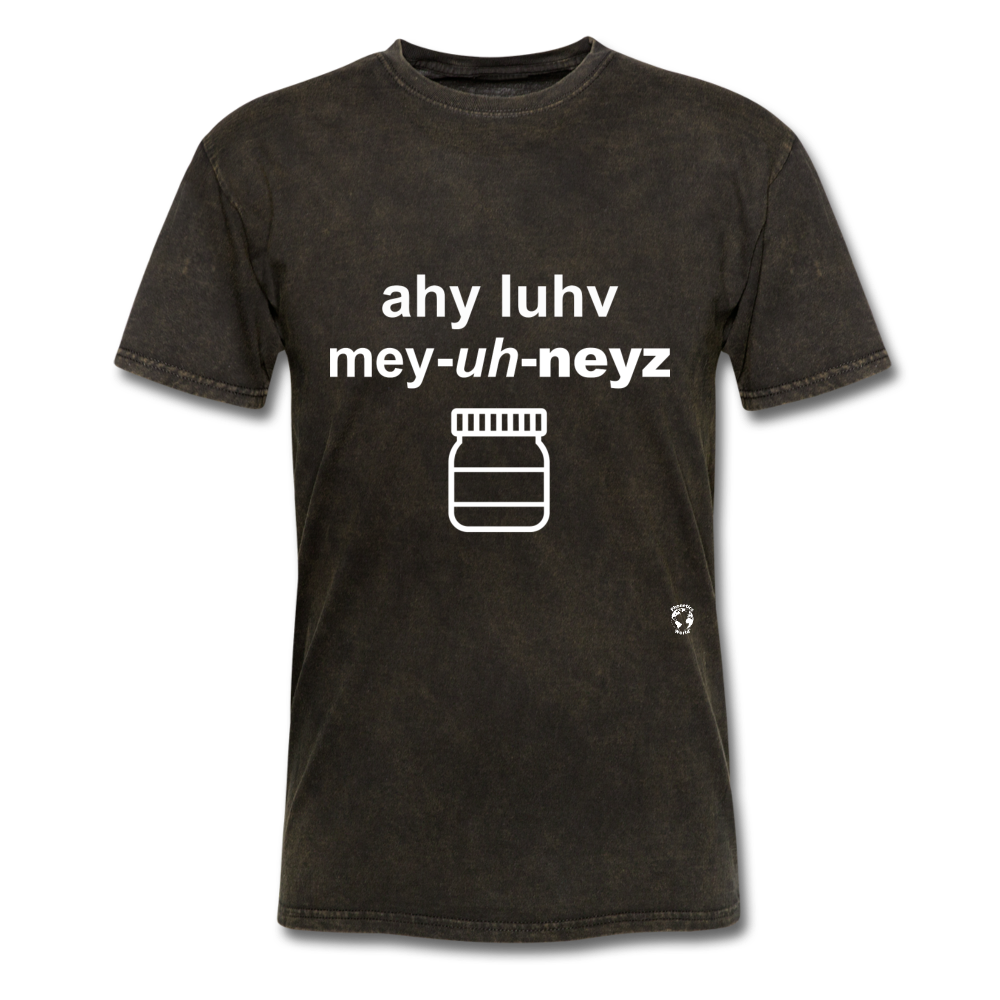 I Love Mayonnaise T-Shirt - mineral black