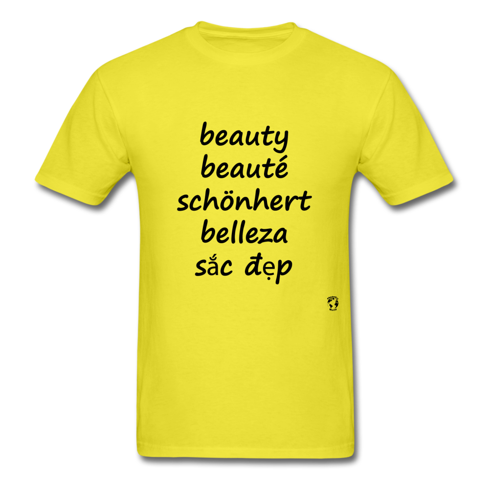 Beauty in Five Languages - yellow