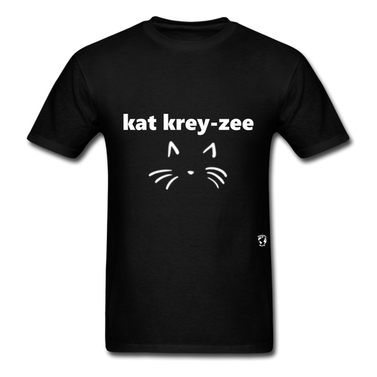 Cat Crazy T-Shirt - black