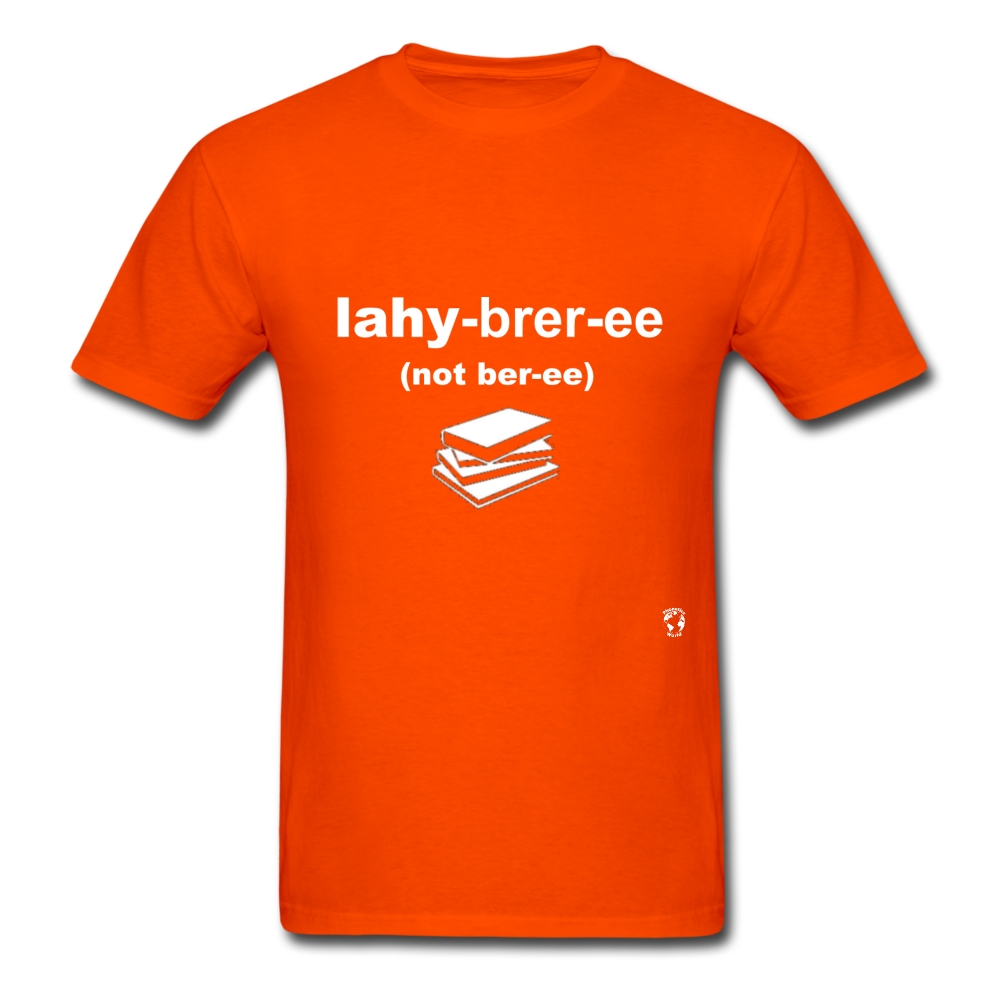 Library T-Shirt - orange