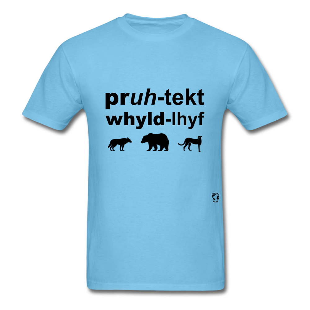 Protect Wildlife T-Shirt - aquatic blue