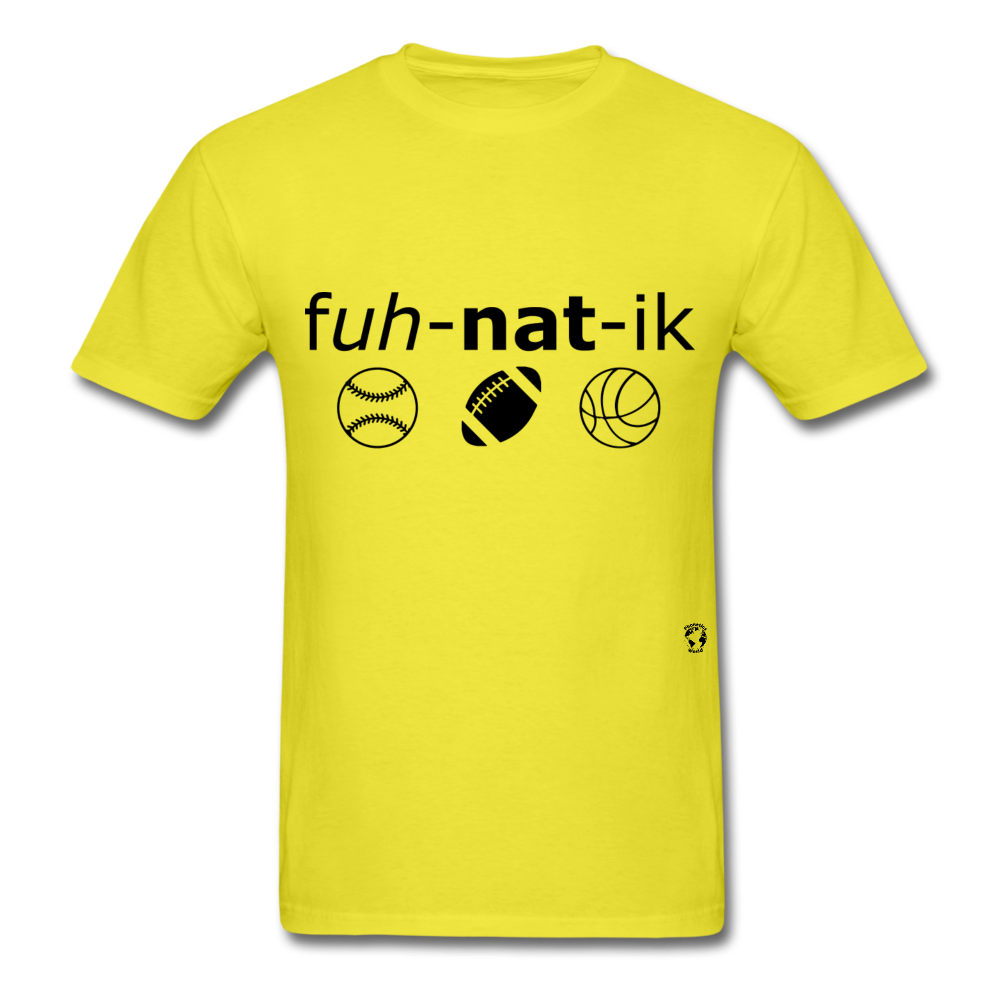Sports Fanatic T-Shirt - yellow