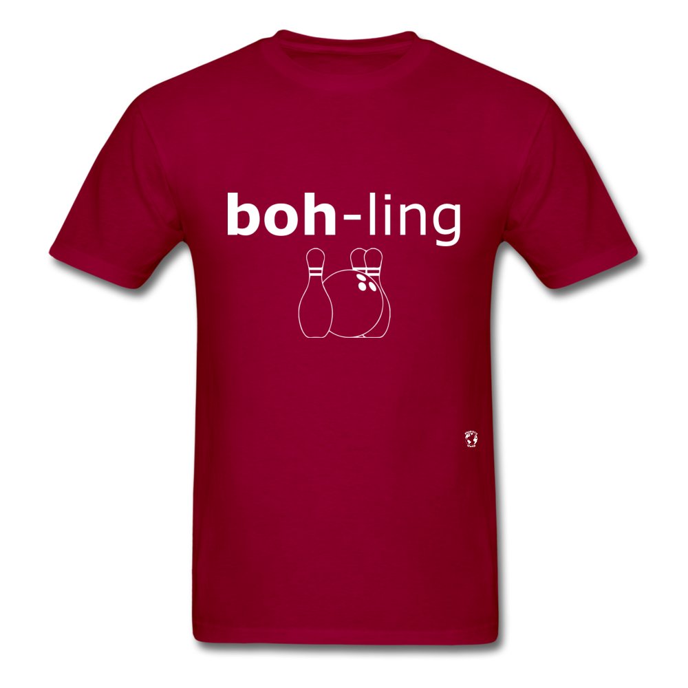 Bowling T-Shirt - dark red