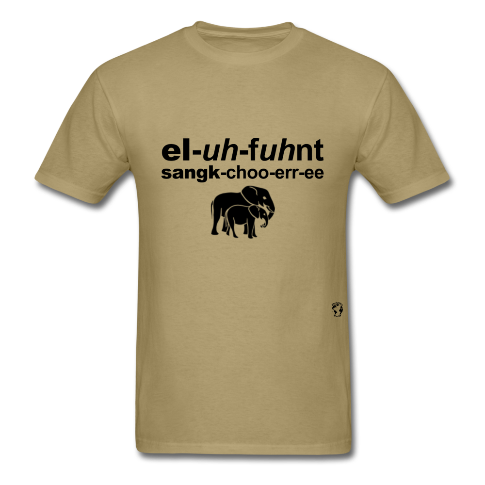 Elephant Sanctuary T-Shirt - khaki