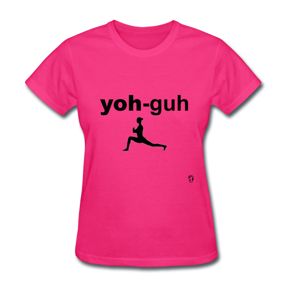 Yoga T-Shirt - fuchsia