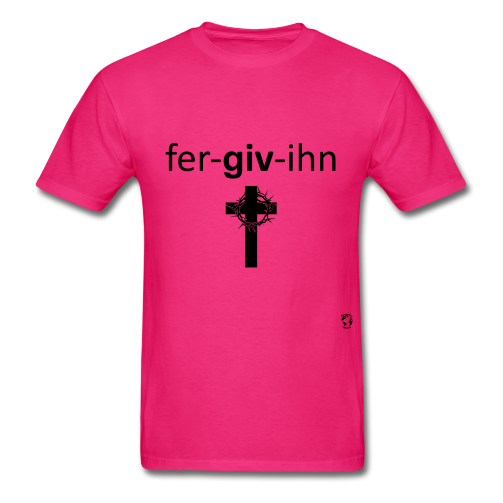 Forgiven T-Shirt - fuchsia