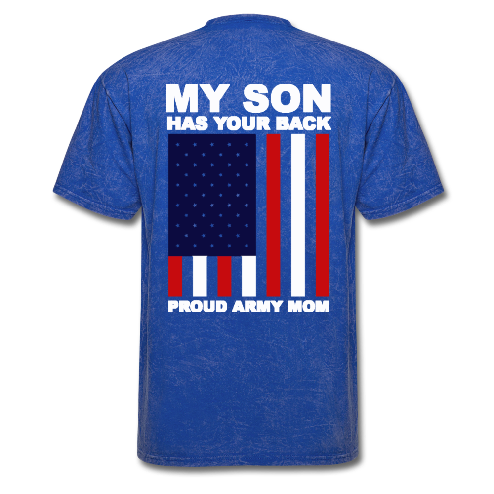 Proud Army Mom Red White and Blue T-Shirt - mineral royal
