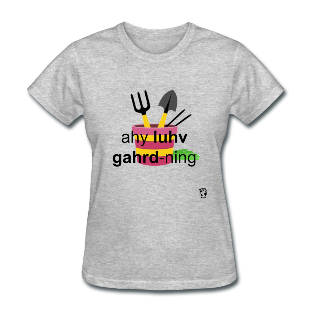 I Love Gardening T-Shirt - heather gray