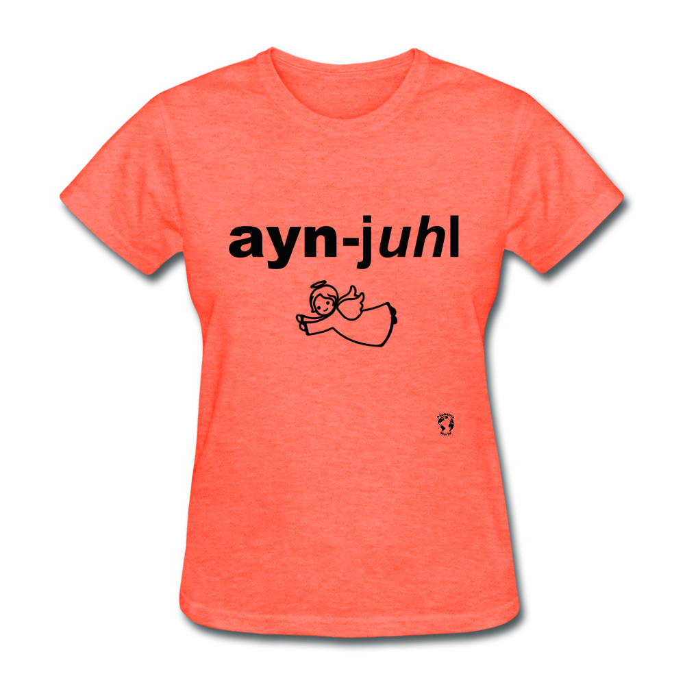 Angel T-Shirt - heather coral