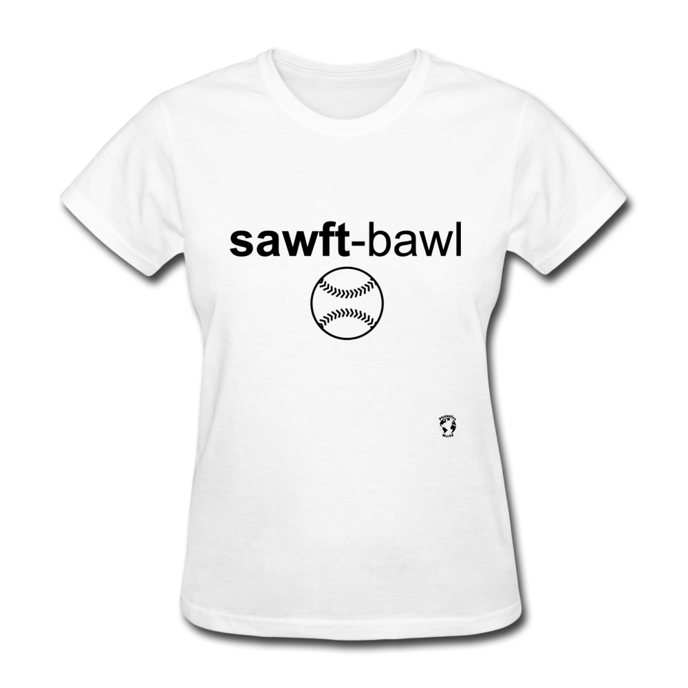 Softball T-Shirt - white
