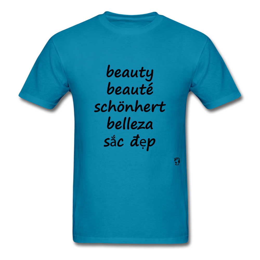 Beauty in Five Languages - turquoise