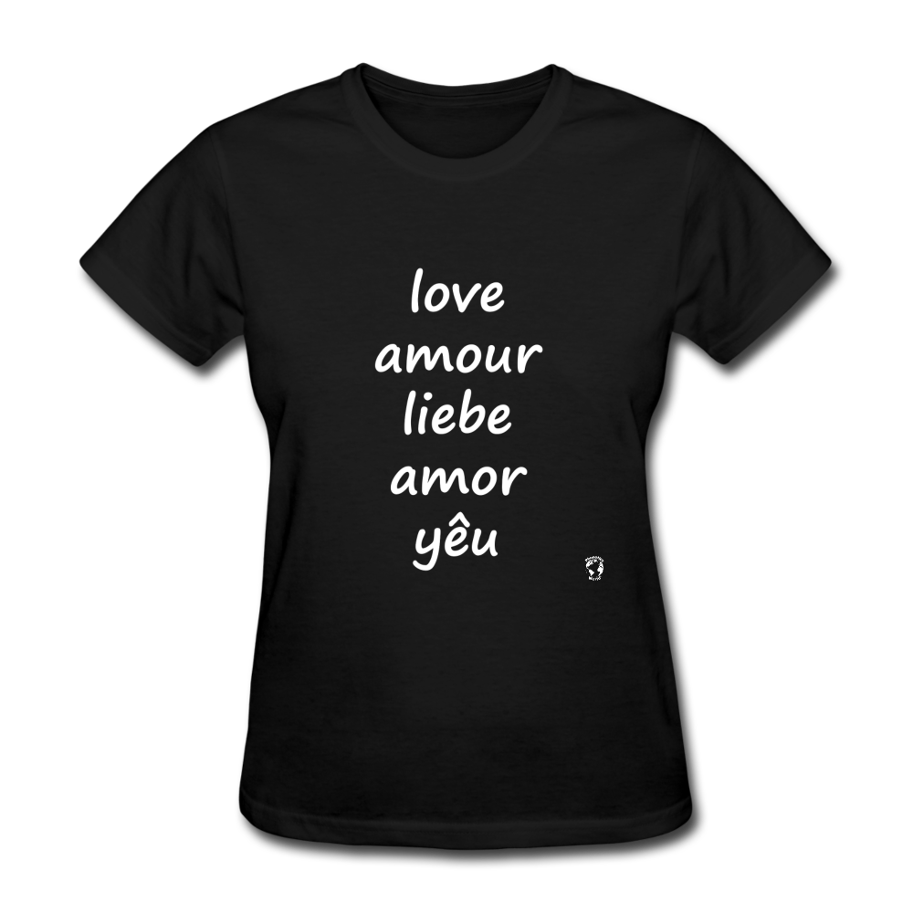 Love in Five Languages T-Shirt - black