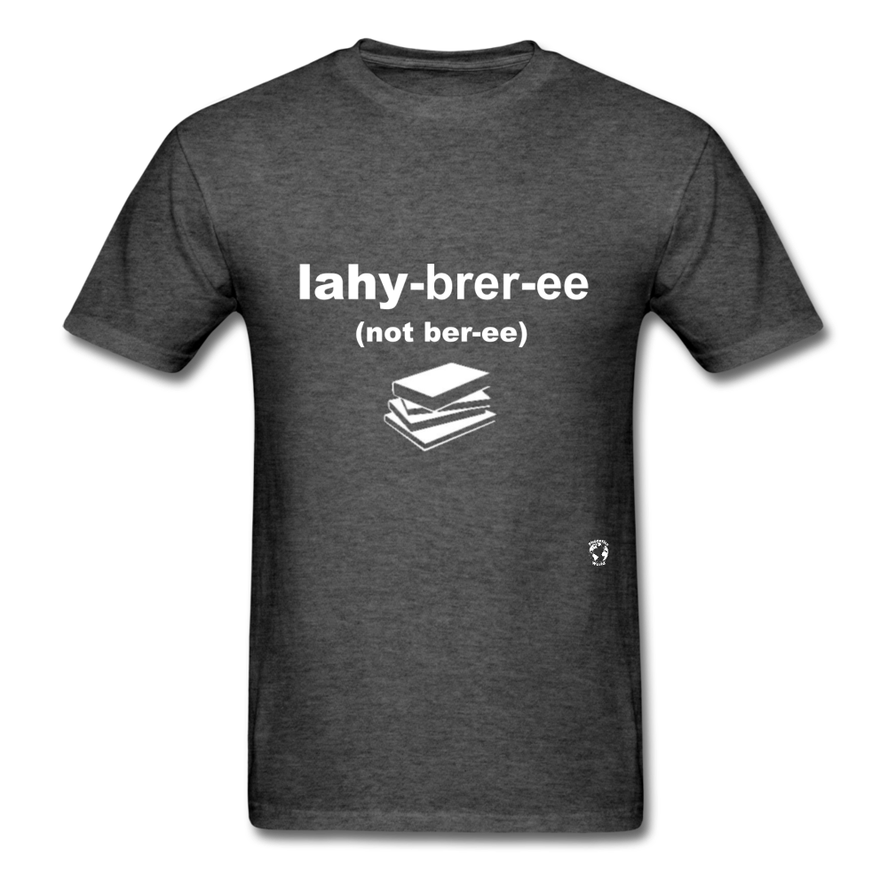 Library T-Shirt - heather black