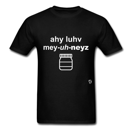 I Love Mayonnaise T-Shirt - black