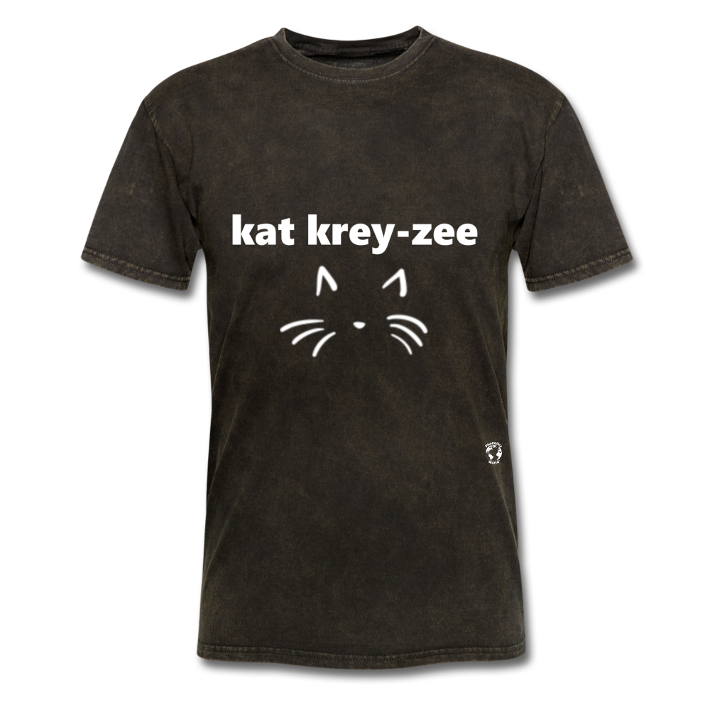 Cat Crazy T-Shirt - mineral black