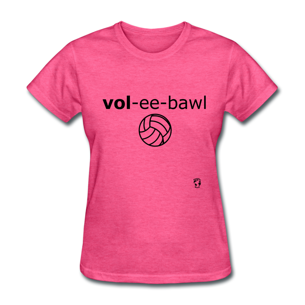 Volleyball T-Shirt - heather pink