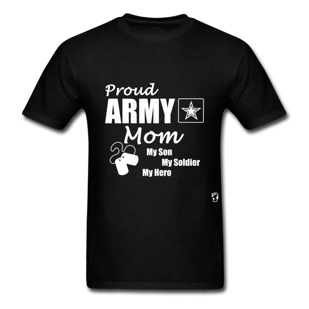 Proud Army Mom T-Shirt - black