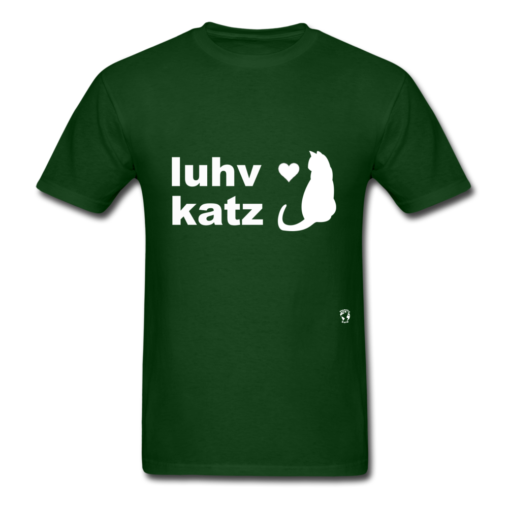 Love Cats T-Shirt - forest green