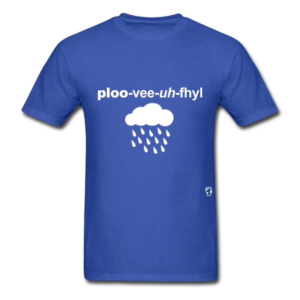 Pluviophile T-Shirt - royal blue