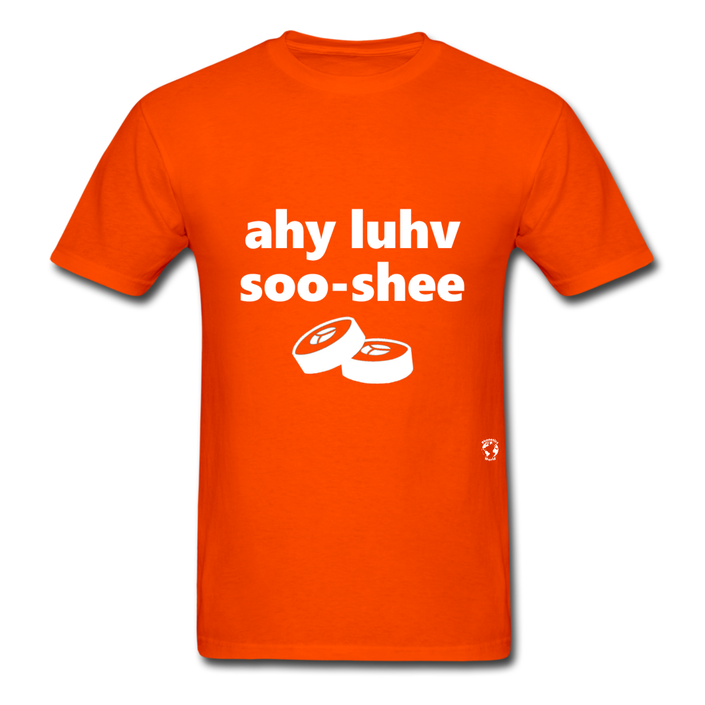 I Love Sushi T-Shirt - orange