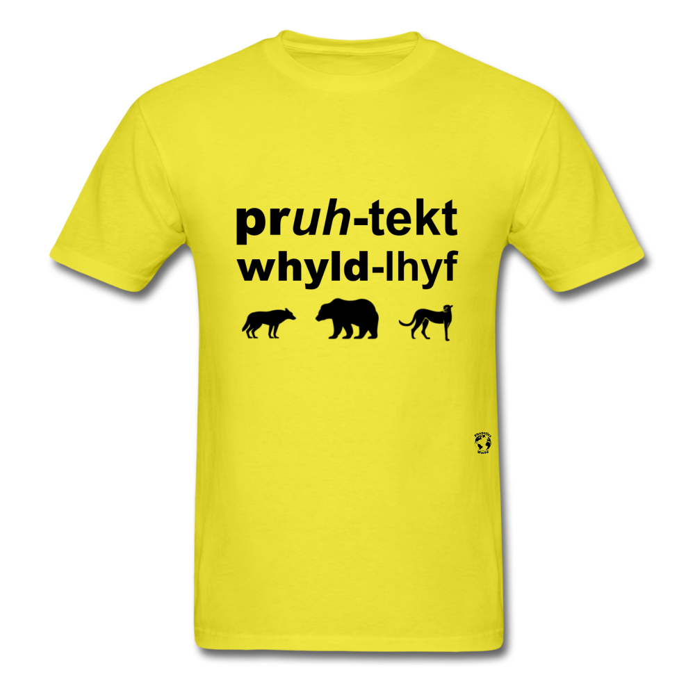 Protect Wildlife T-Shirt - yellow