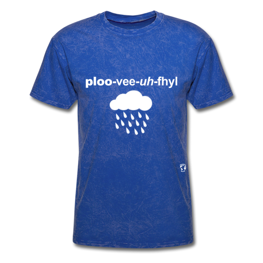 Pluviophile T-Shirt - mineral royal