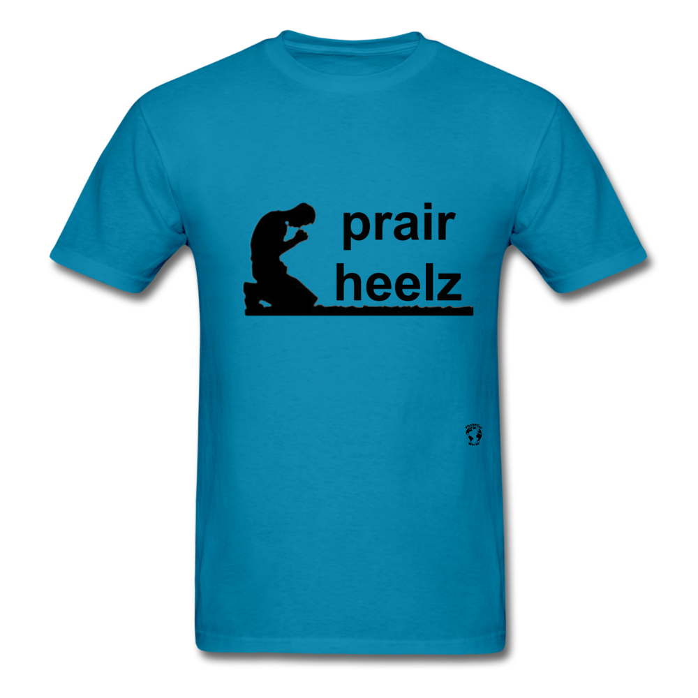 Prayer Heals T-Shirt - turquoise