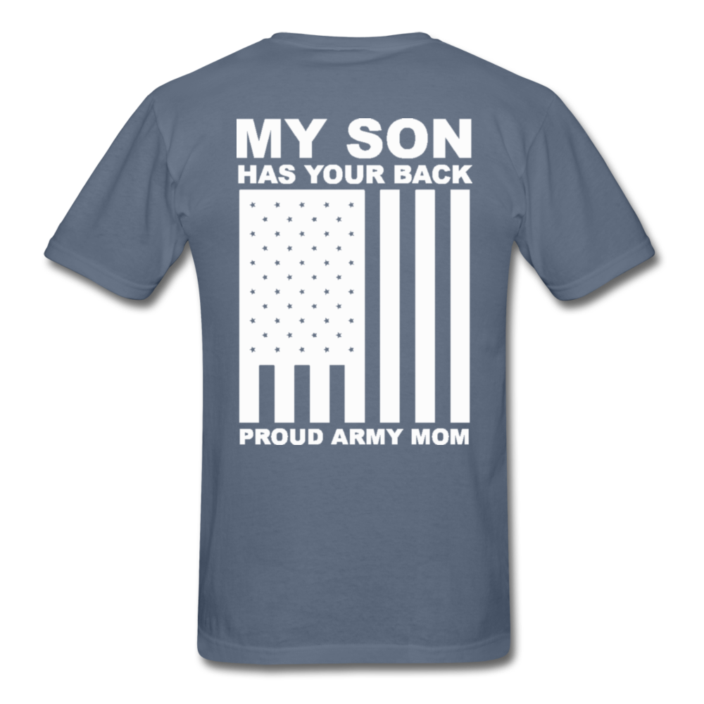Proud Army Mom T-Shirt - denim