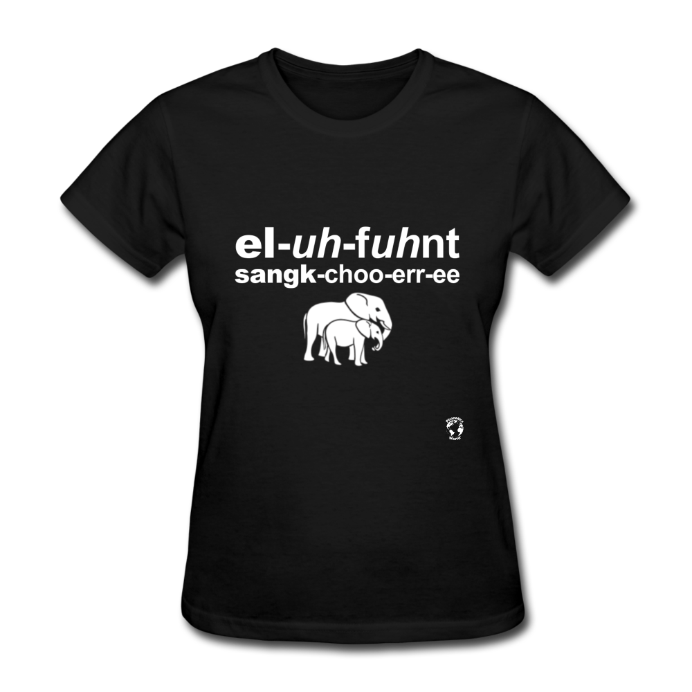 Elephant Sanctuary T-Shirt - black