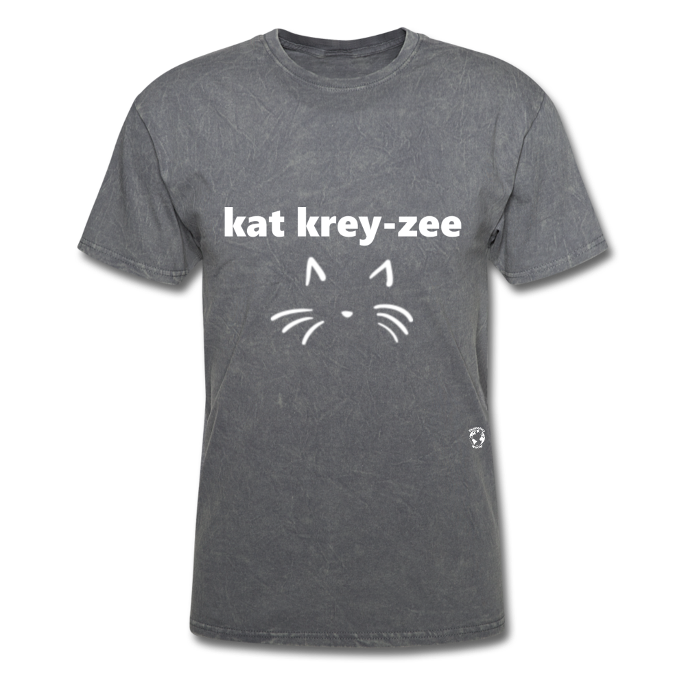 Cat Crazy T-Shirt - mineral charcoal gray