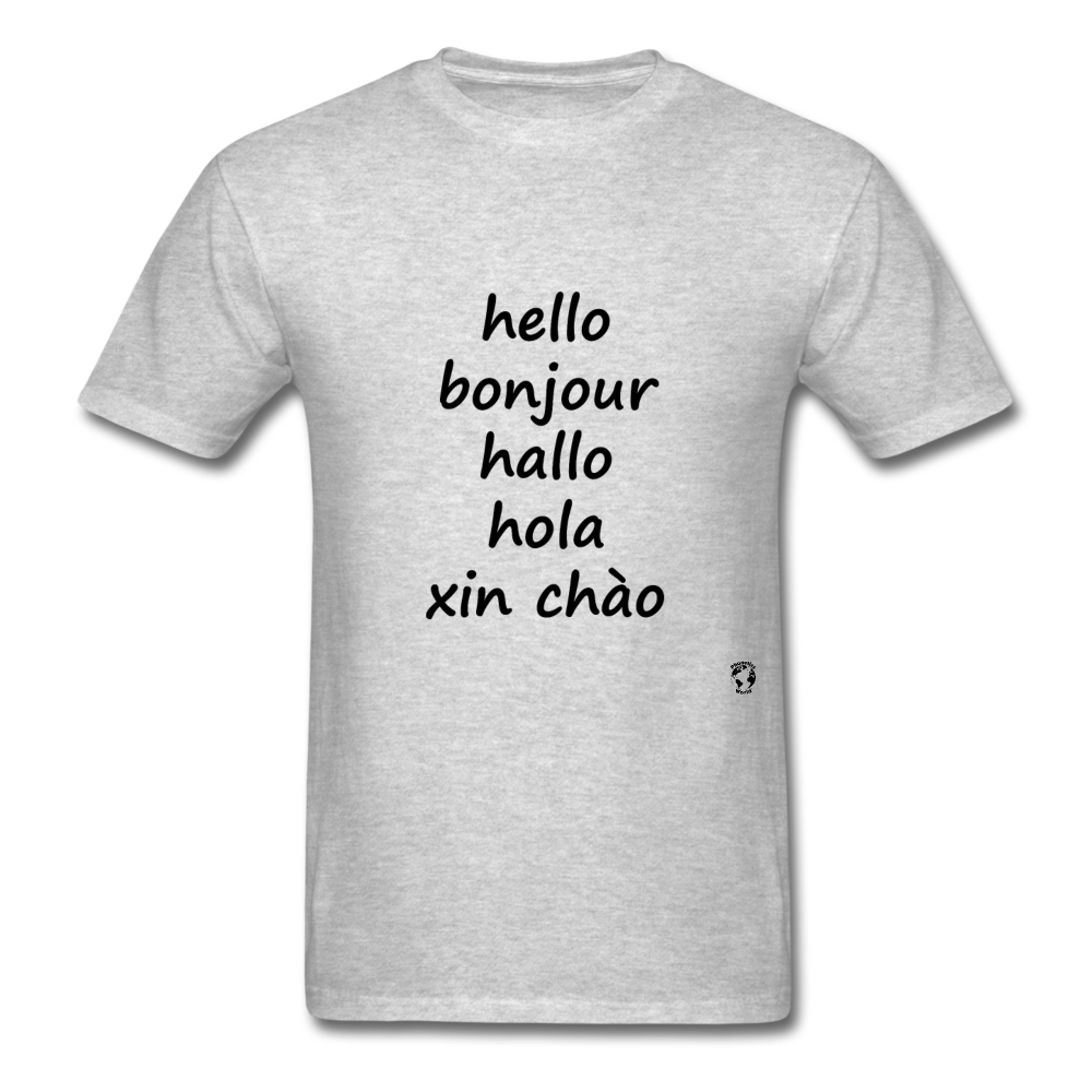 Hello in Five Languages - heather gray